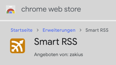 Smart RSS Reader für Chrome